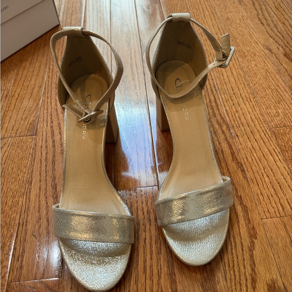 Gold heels